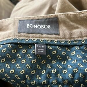 Bonobos tan pants